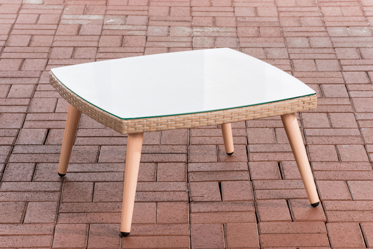 Tisch Ameland Flachrattan 35 cm