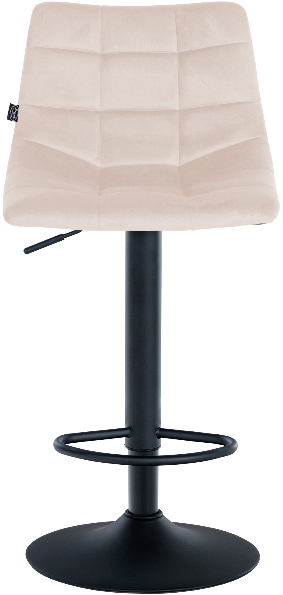 Barhocker Jerry Samt schwarz