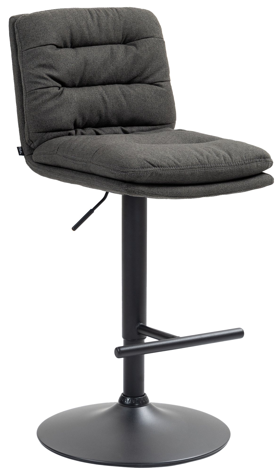 Barhocker Damar Stoff schwarz