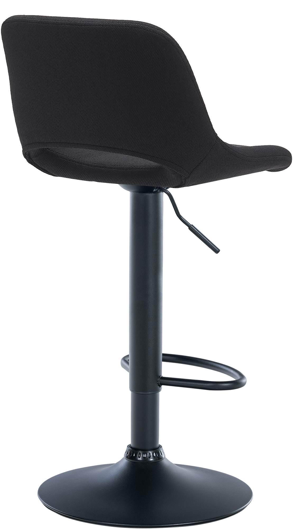 Barhocker Camden Stoff schwarz