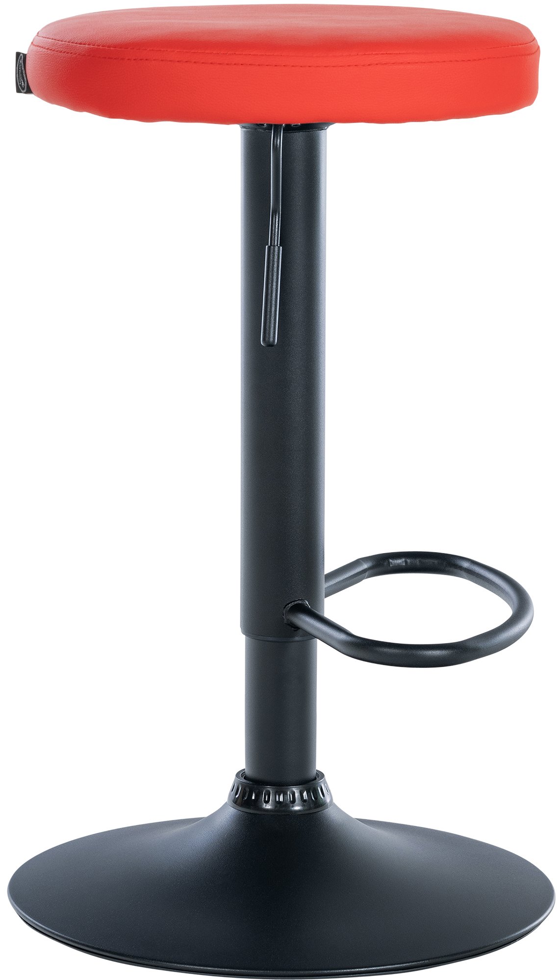 2er Set Barhocker Ponte Kunstleder schwarz