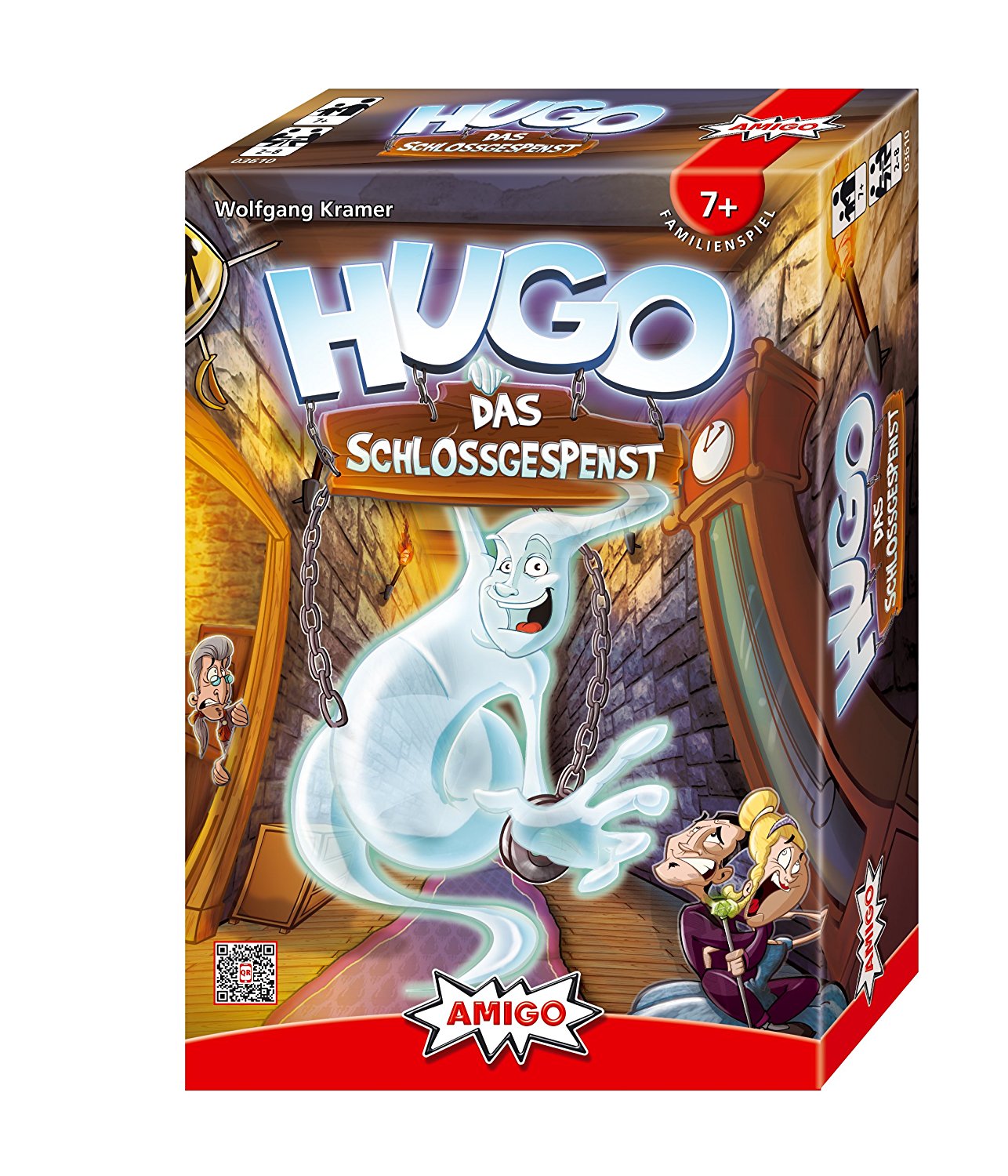 AMIGO Brettspiele & Gesellschaftsspiele Amigo 03610 - Hugo Das Schlossgespenst - Brettspiel
