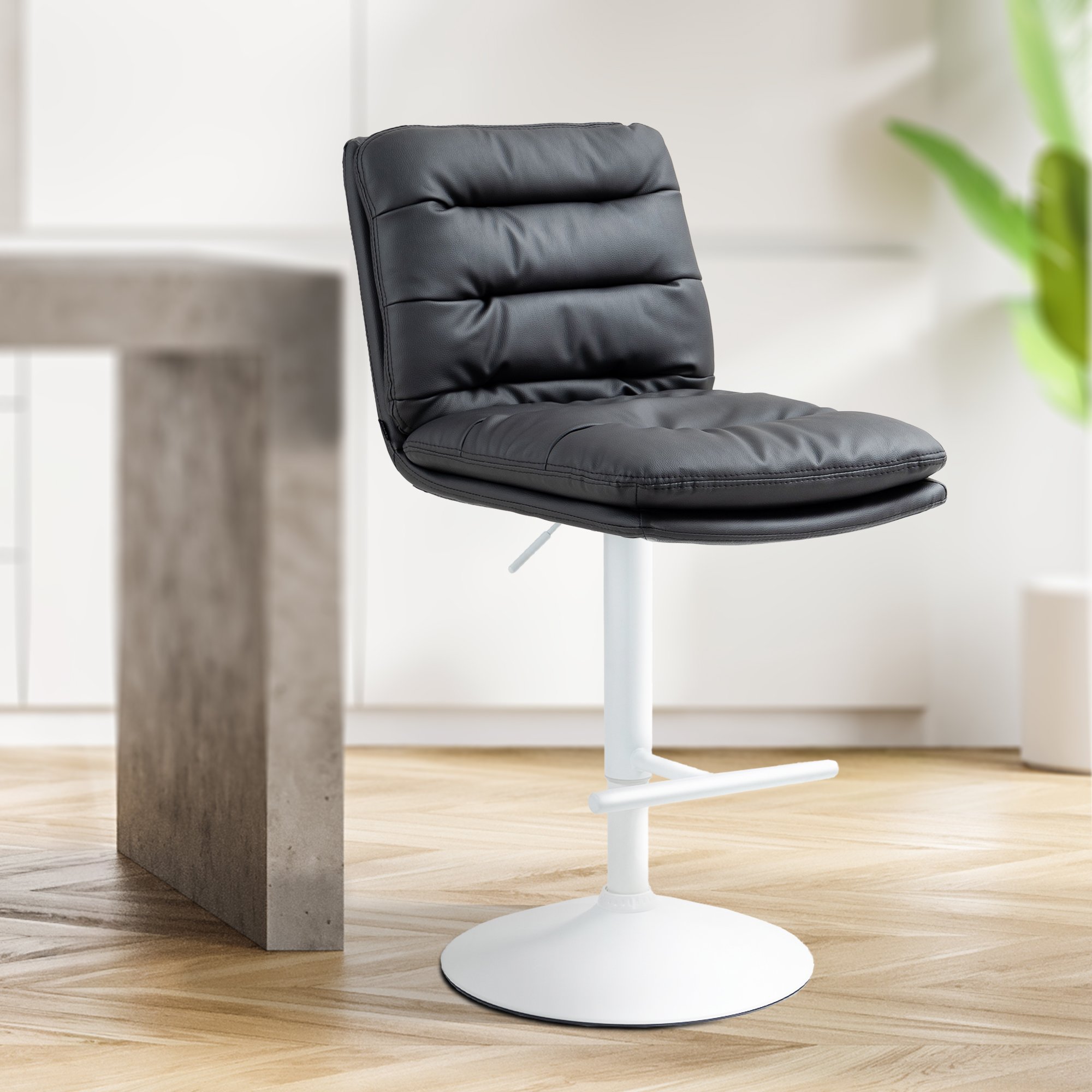 Barhocker Damar Kunstleder weiß