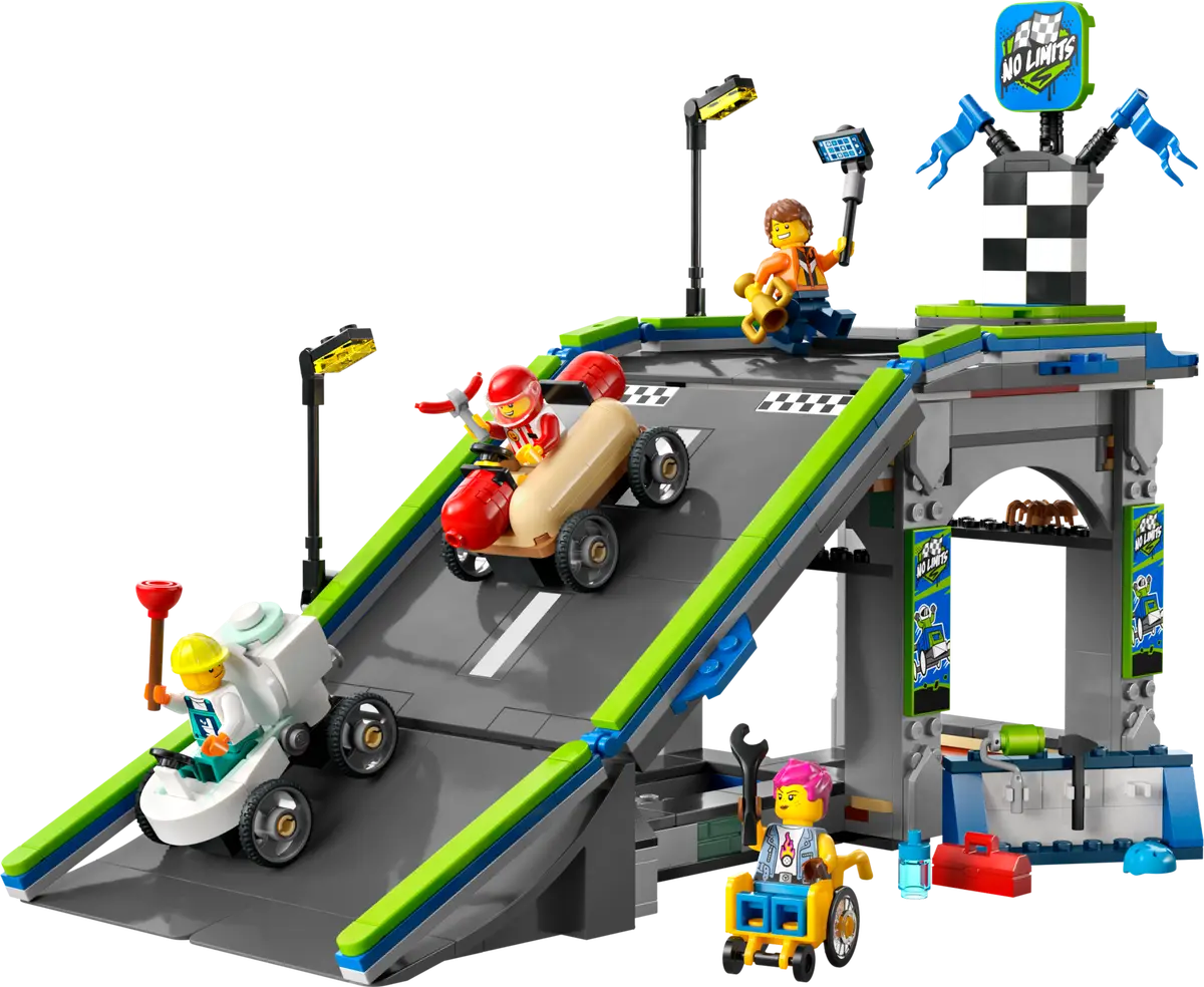 LEGO® Bau- & Konstruktionsspielzeug LEGO® City Fahrzeuge 60460 - Keine Limits: Seifenkistenrennen mit Rampe (436 Teile)