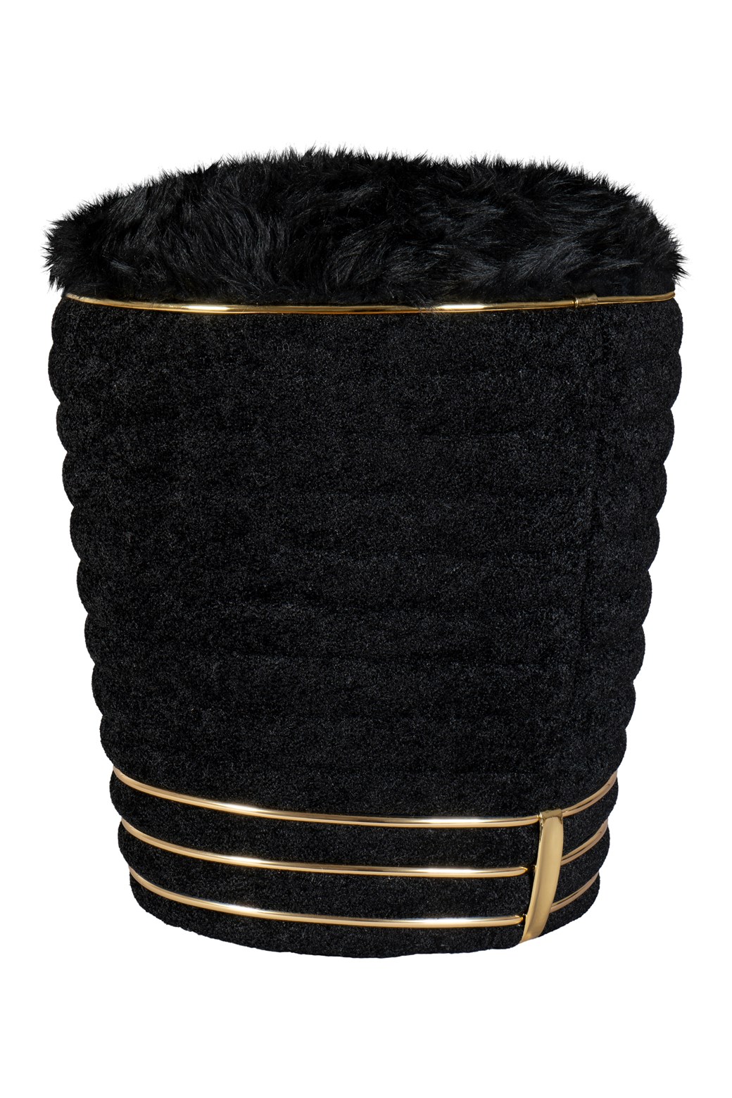 Hocker Hocker Doric 335 Schwarz / Gold