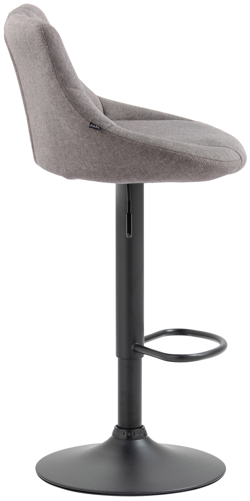 Barhocker Lazio Stoff schwarz