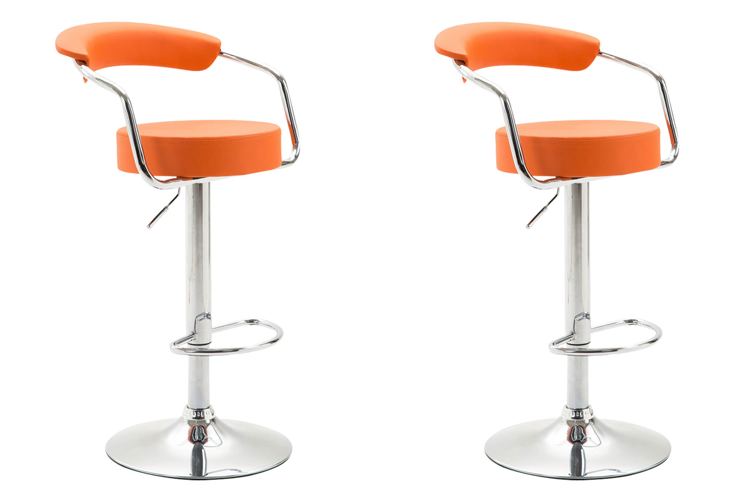 2er Set Barhocker Azzurri Kunstleder