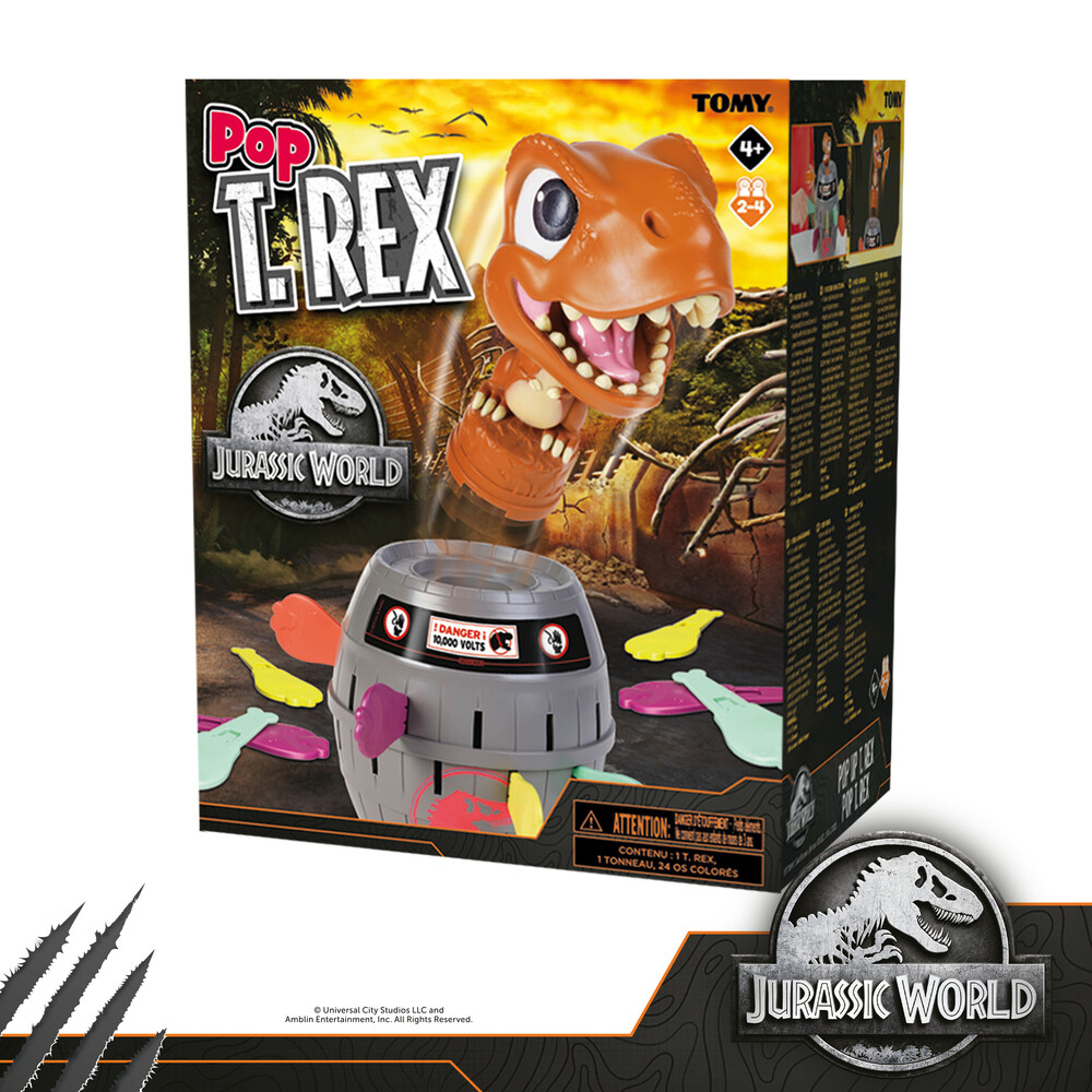 TOMY Unterhaltungsspiele Tomy - Jurassic World - Pop up T-Rex