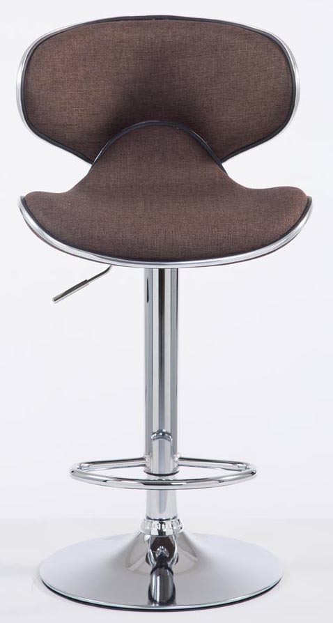2er Set Barhocker Las Vegas V2 Stoff chrom