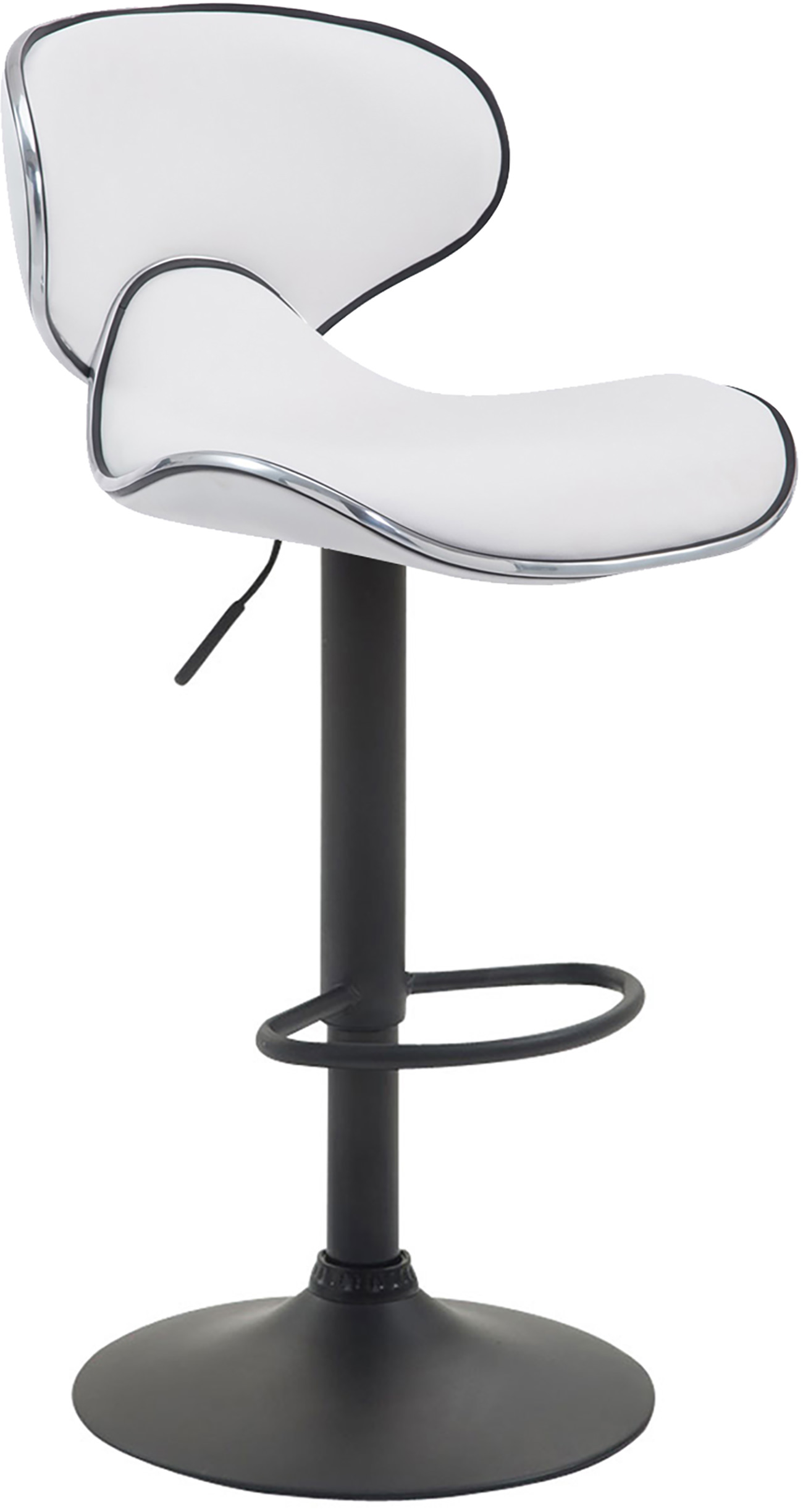 2er Set Barhocker Las Vegas V2 Kunstleder schwarz