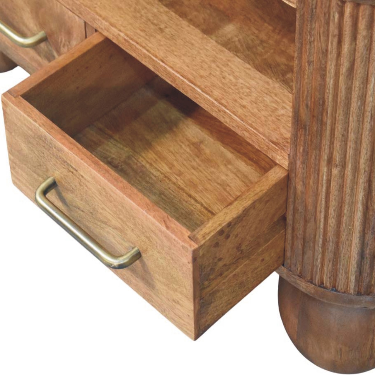 Briarwood-Couchtisch mit Rillenmuster