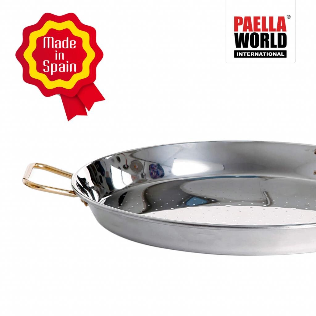 B.M.S-Burger GmbH Edelstahl Paella Pfanne Ø 70 cm - Robust, zeitlos und vielseitig einsetzbar – Ansicht 2