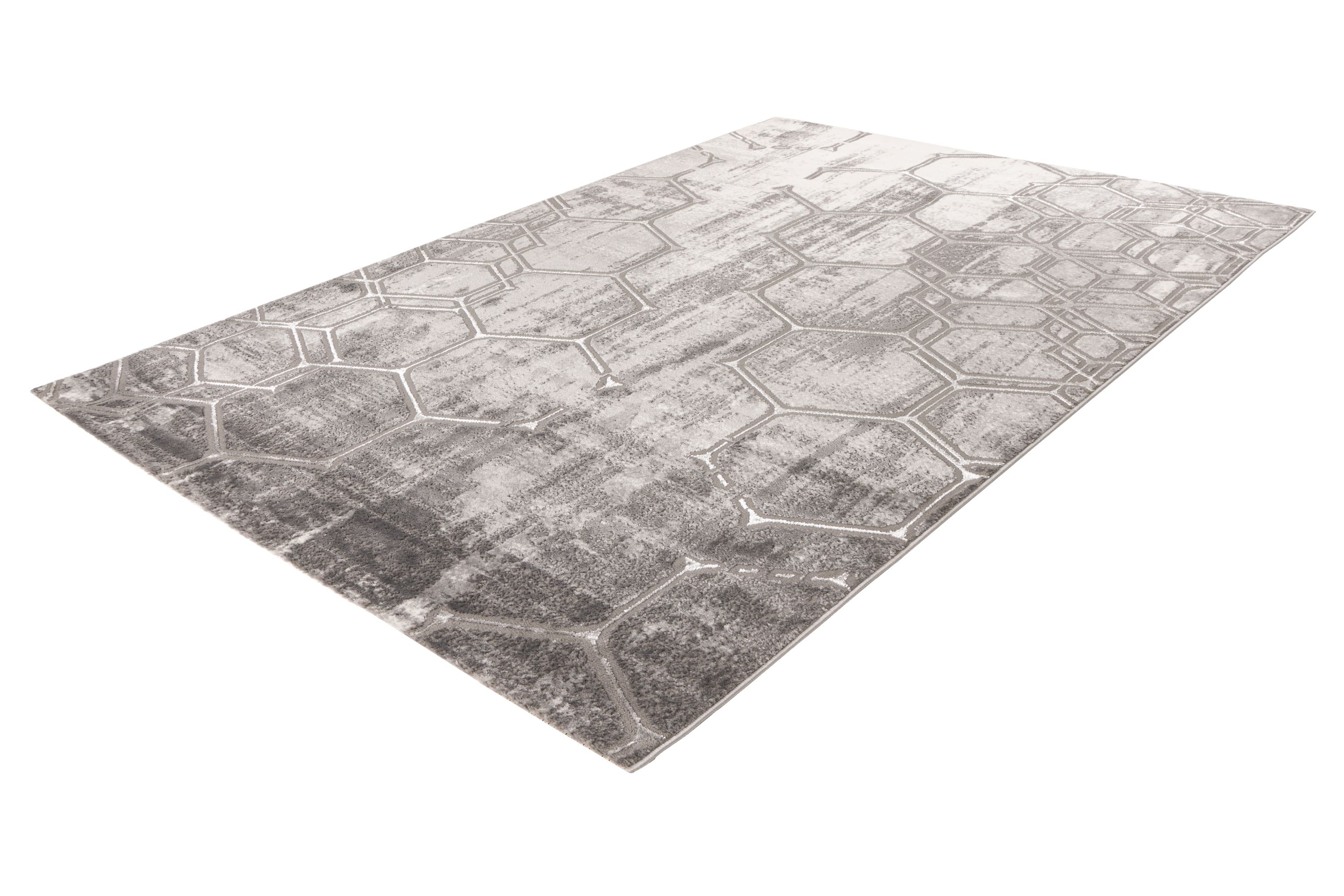 Teppich Mineral 525 Silber 120 x 170 cm