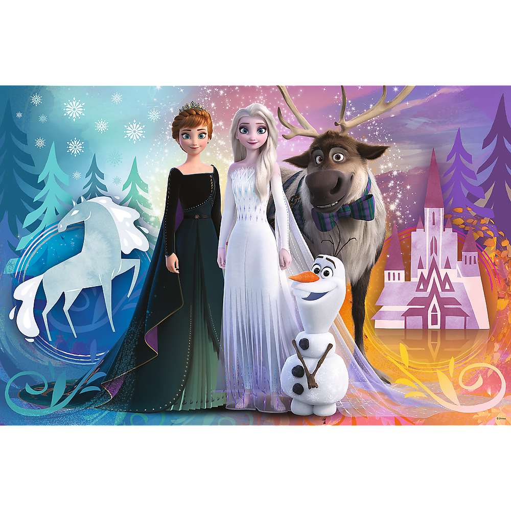 Trefl Puzzles Disney Frozen 2 - Primo Super Maxi Puzzle 24 Teile und Malvorlage