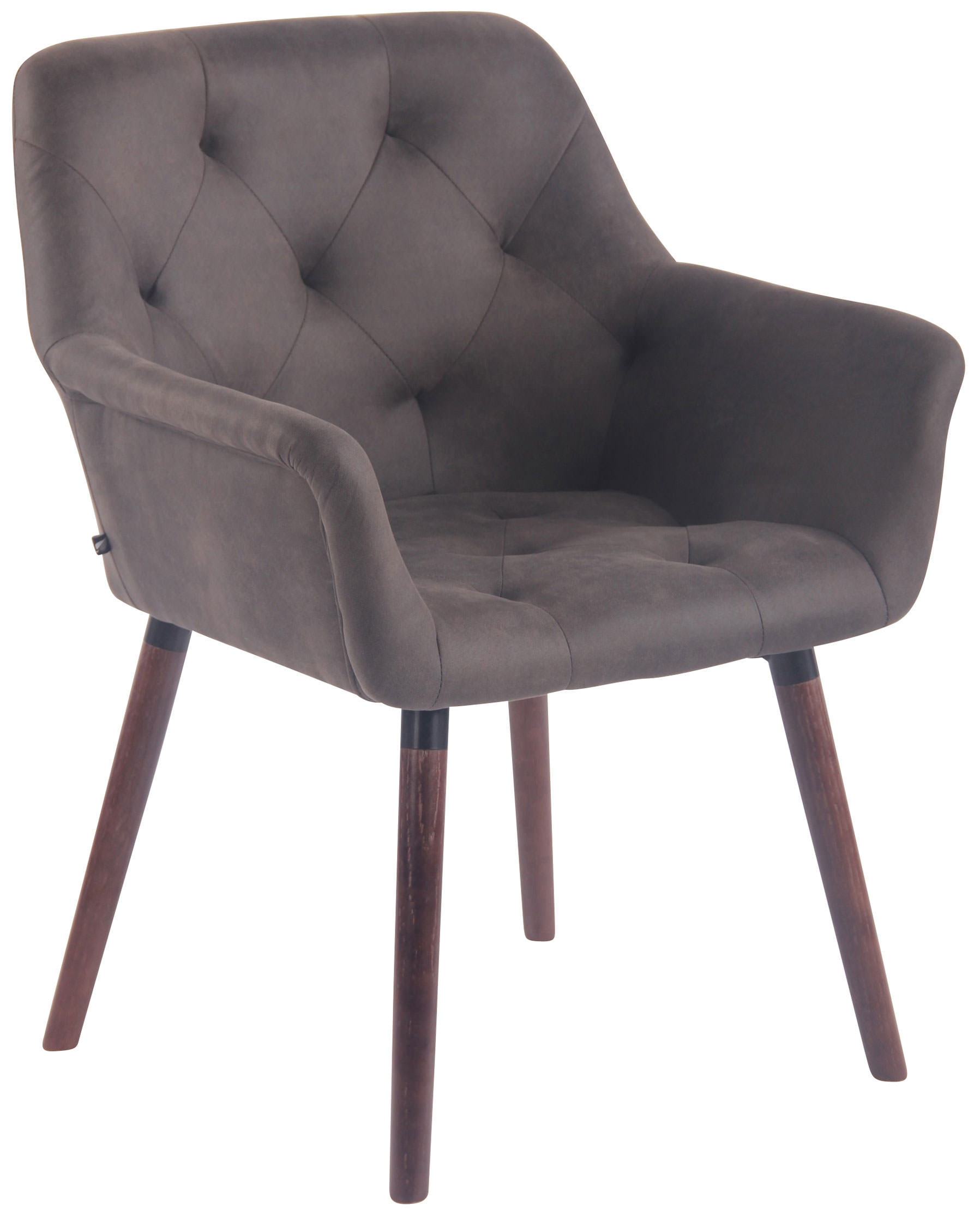 Esszimmerstuhl Cassidy Vintage Kunstleder walnuss