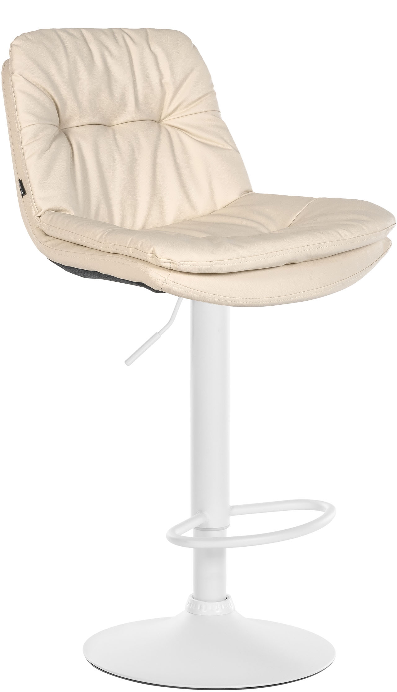 Barhocker Laurel Kunstleder weiß