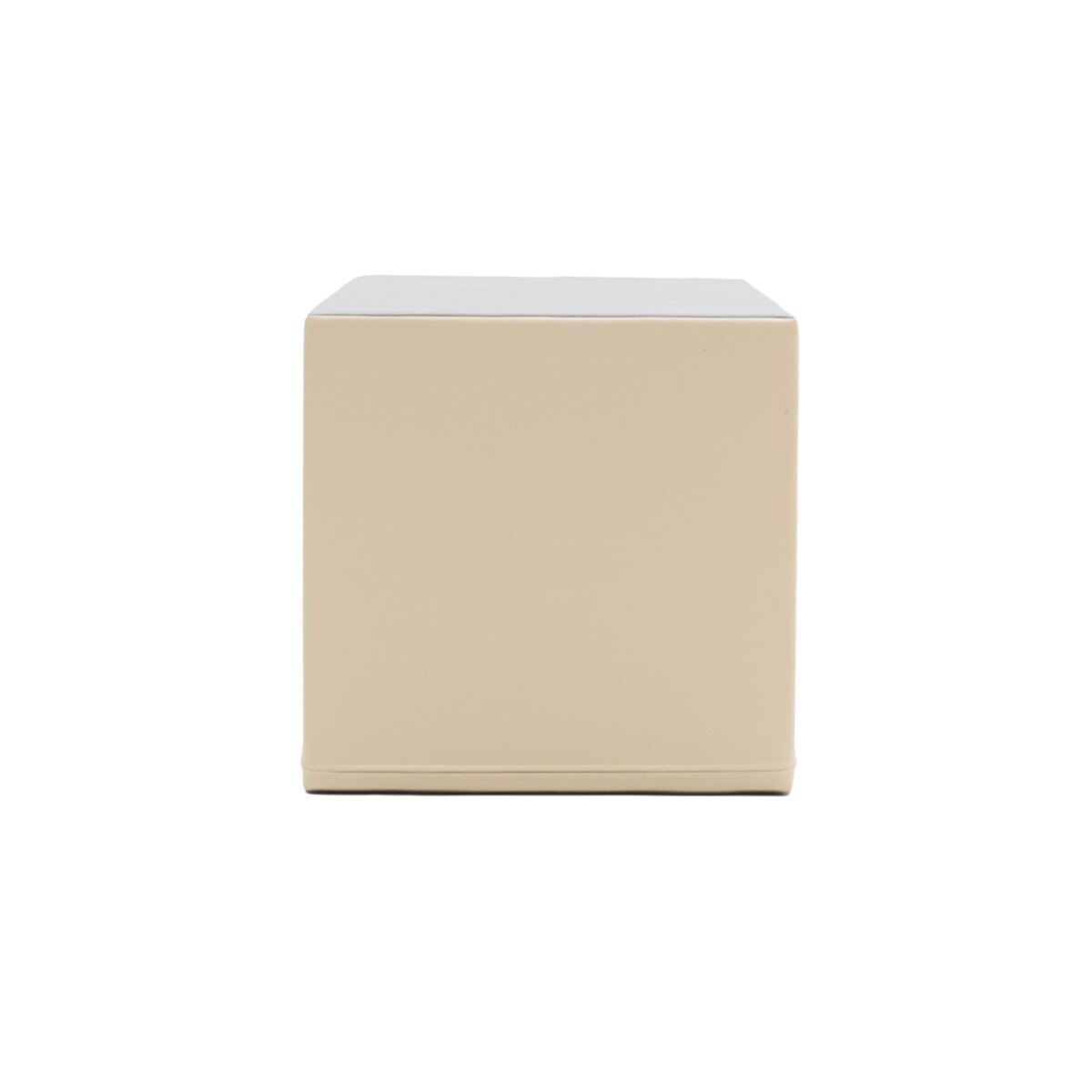 IGLU Mega Cube Block - Beige/Grau – gepolsterter Schaumstoff-Würfel 50×50×50 cm, für Kinder von 1–10 Jahre