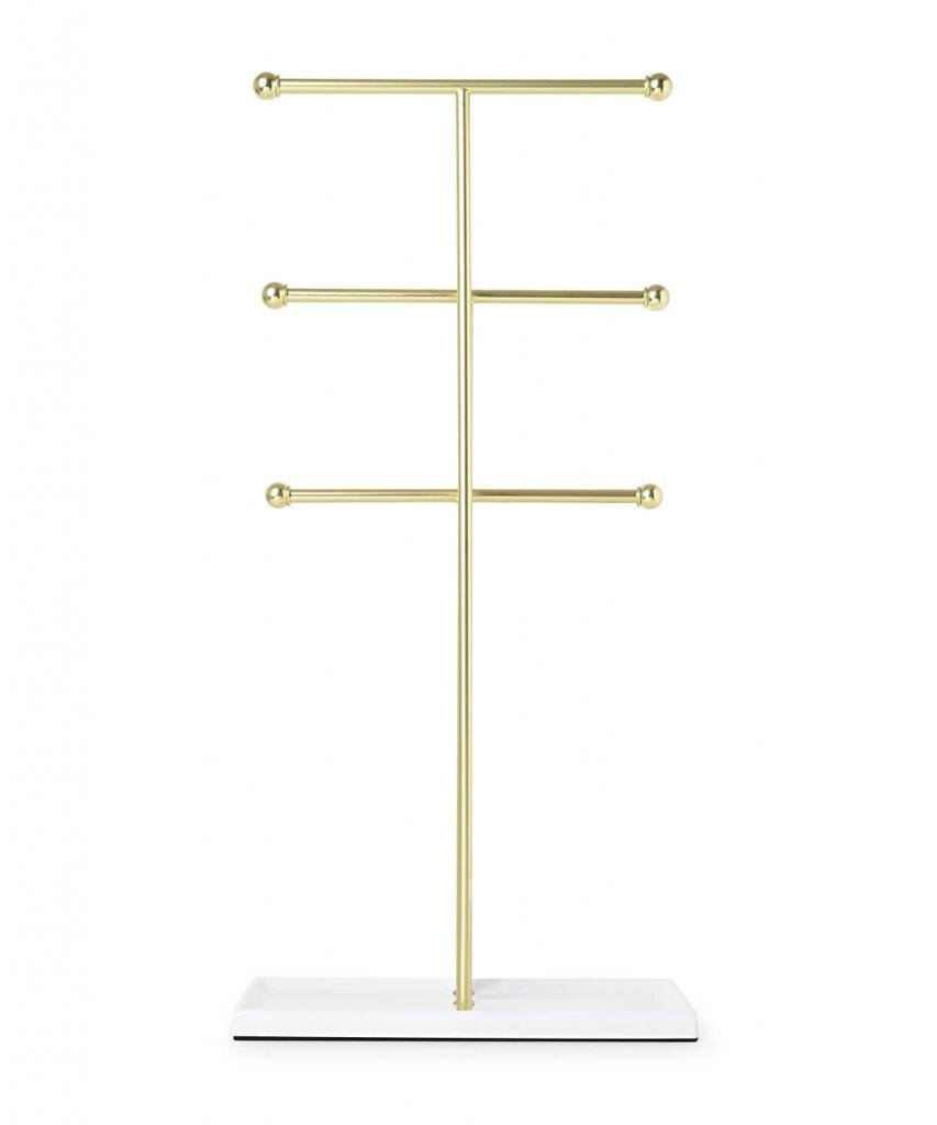 Umbra Trigem Schmuckständer 299330-524 weiß / goldfarben Schmuckbaum