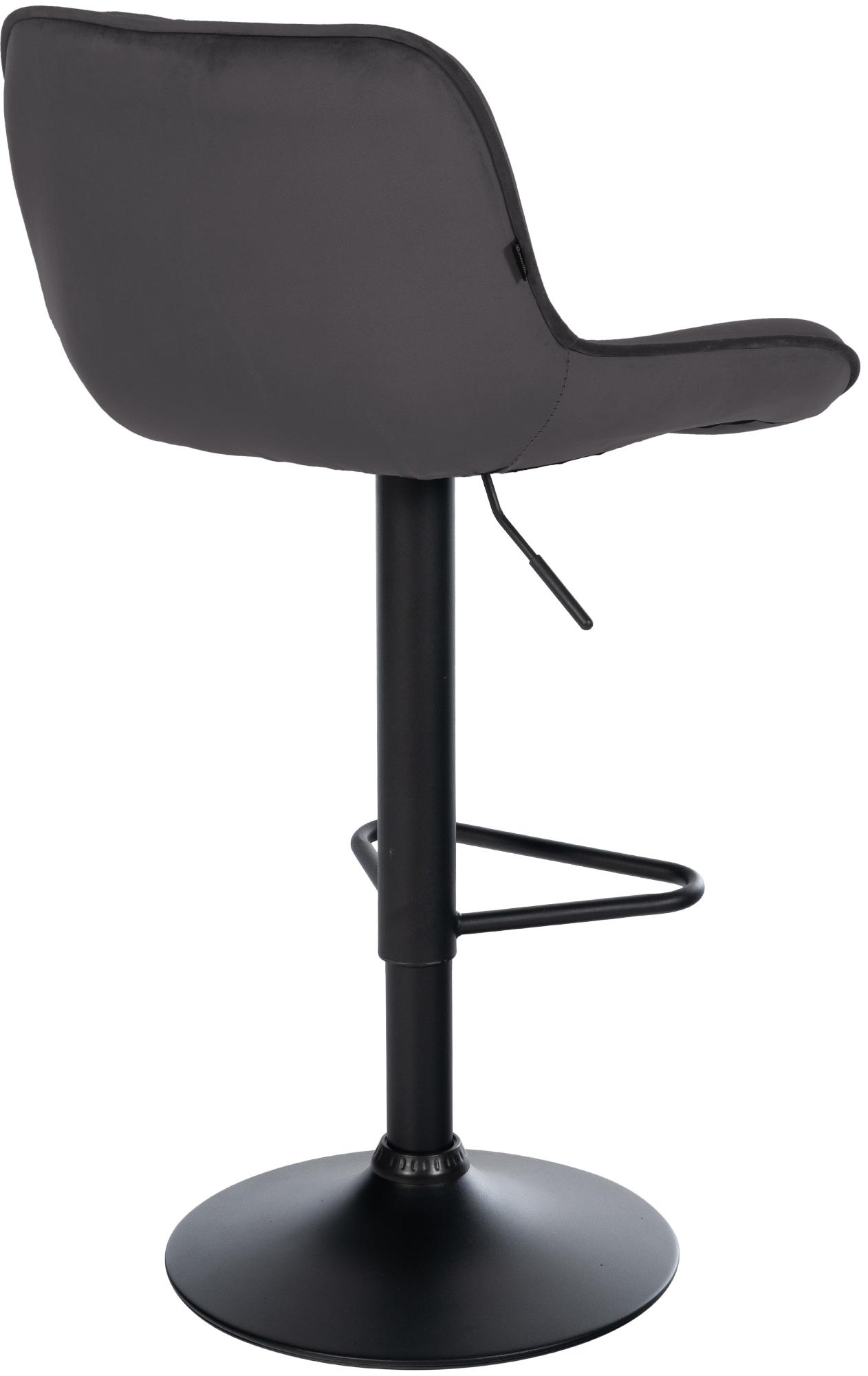 2er Set Barhocker Kasson Samt