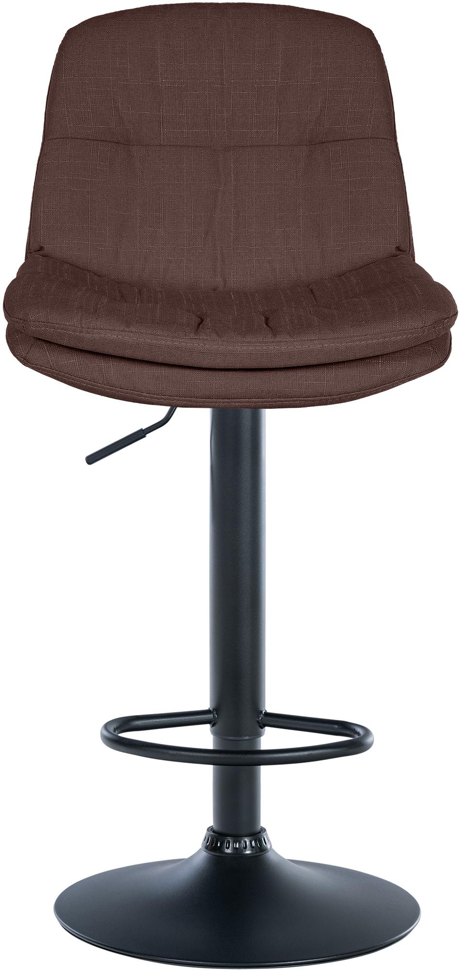 Barhocker Laurel Stoff schwarz