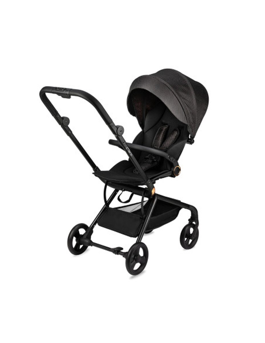 MoMi ADELLE Kinderwagen in Schwarz - leicht und wendig
