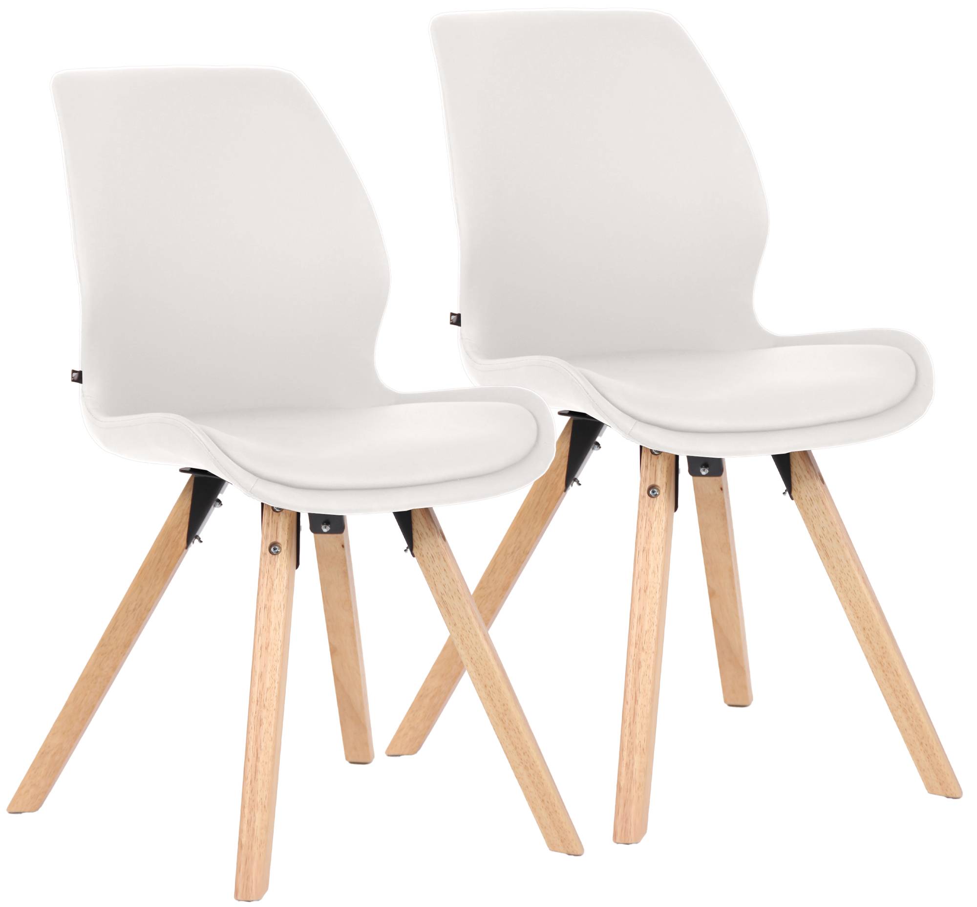 2er Set Stuhl Luna Kunstleder