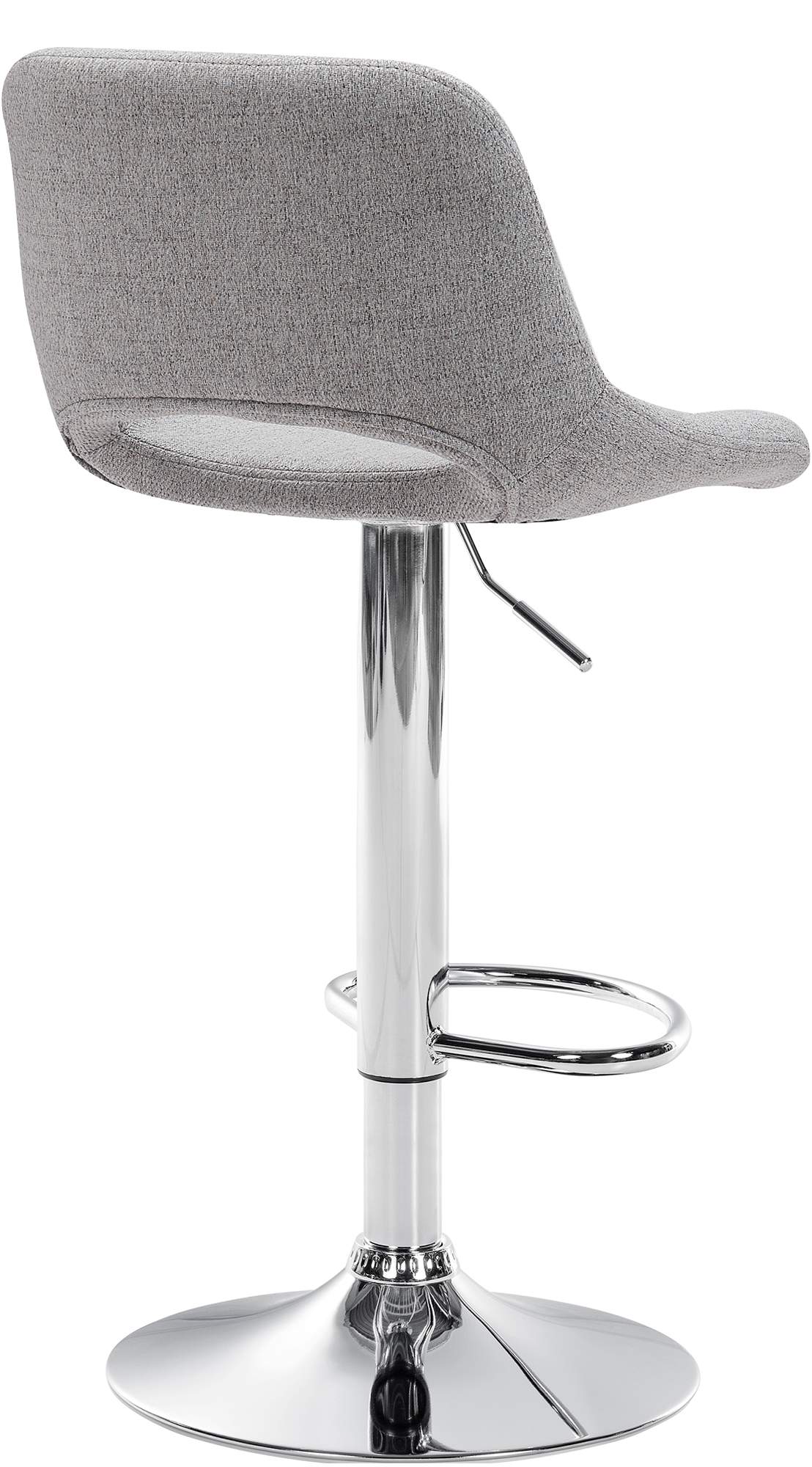 Barhocker Camden Stoff chrom