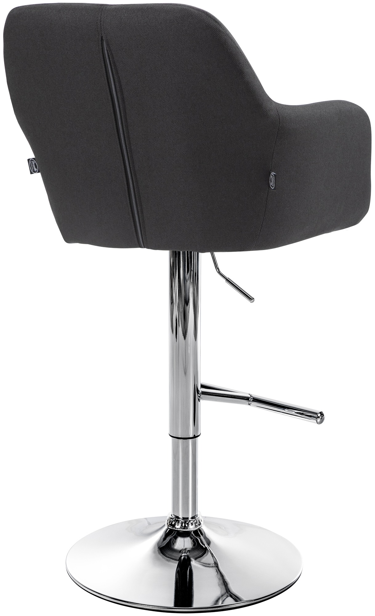 Barhocker Natoma Stoff chrom