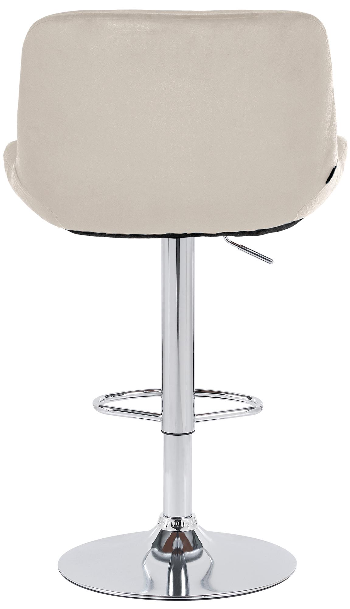 Barhocker Solon Chrom Samt