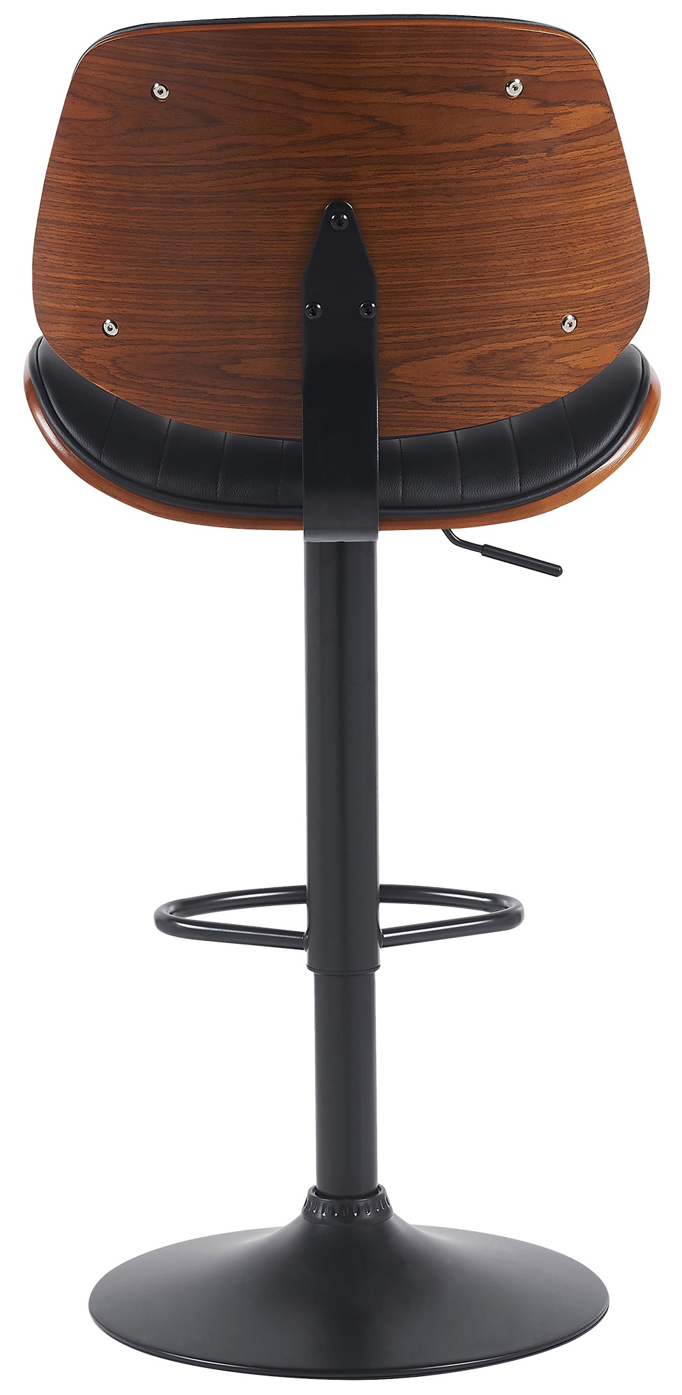 Barhocker Clawson Kunstleder schwarz