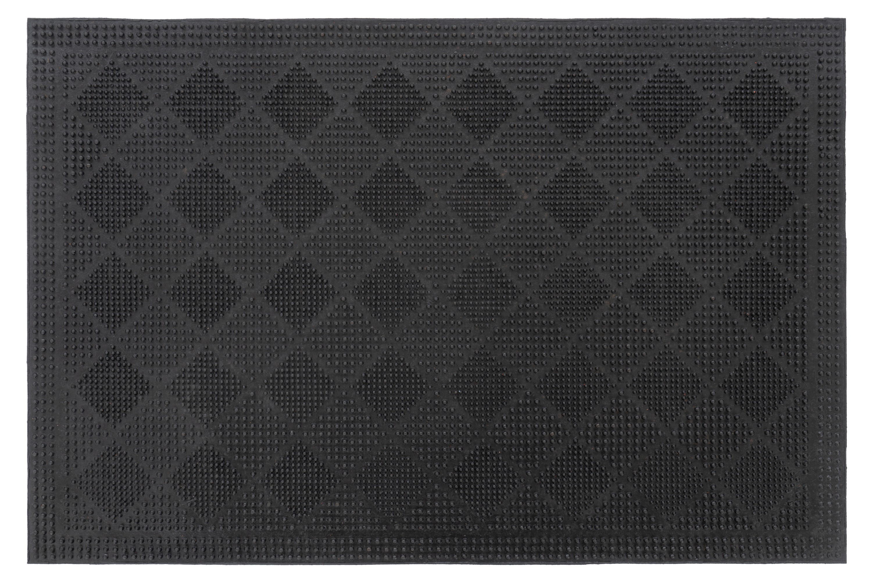 Fußmatte Fußmatte Elegant Entry 125 Schwarz 45 x 75 cm
