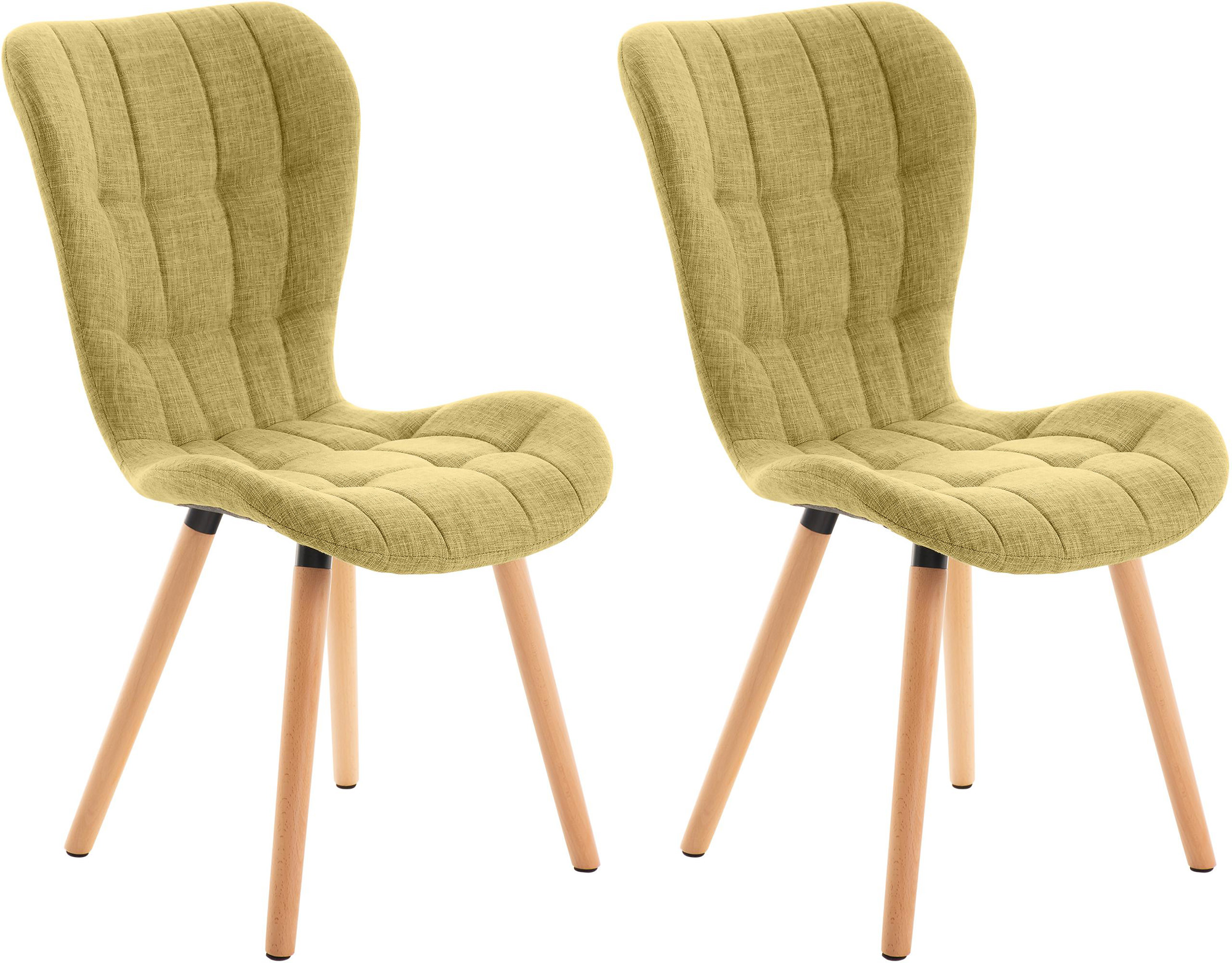 2er Set Stuhl Elda Stoff