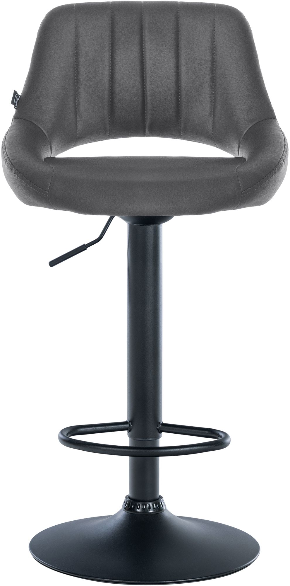 Barhocker Milet Kunstleder schwarz