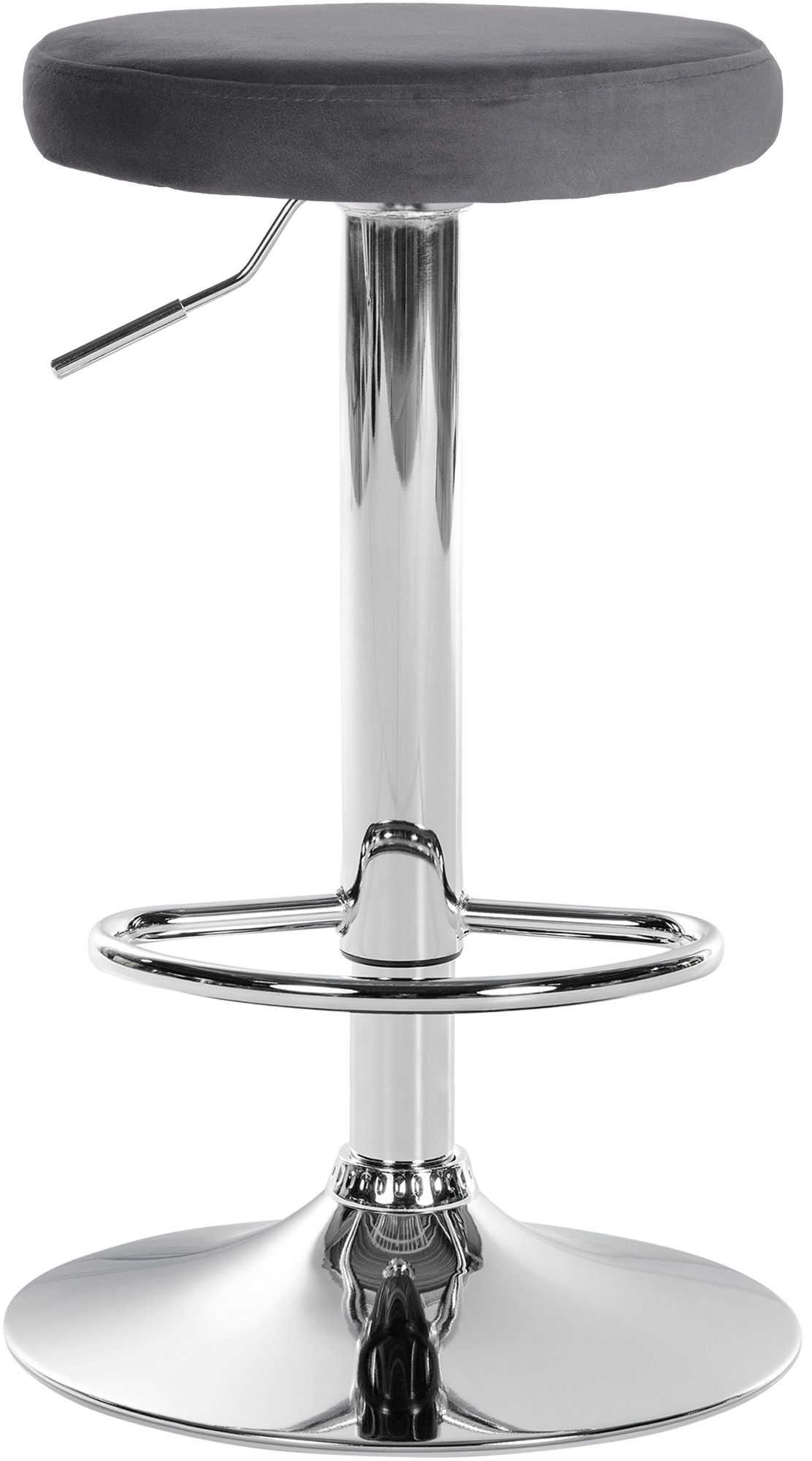 Barhocker Ponte Samt chrom