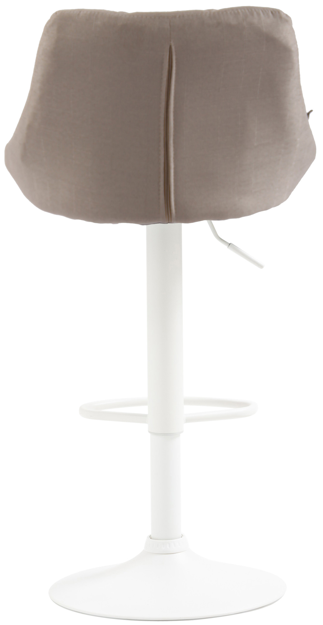 Barhocker Lazio Stoff weiß
