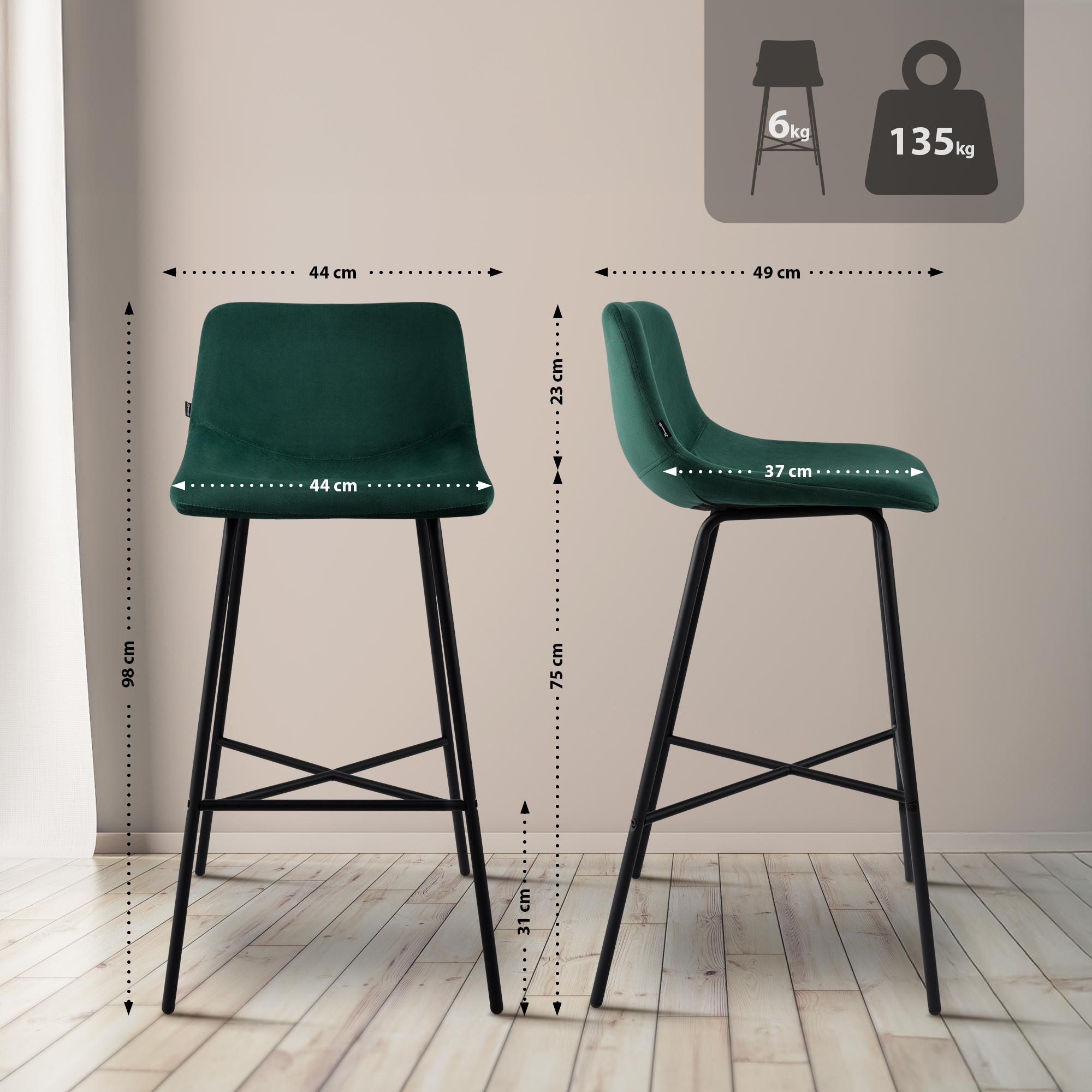 Barhocker Altona Samt