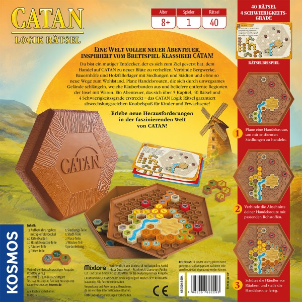 Kosmos Brettspiele & Gesellschaftsspiele Kosmos 682293 - CATAN - Logik Rätsel