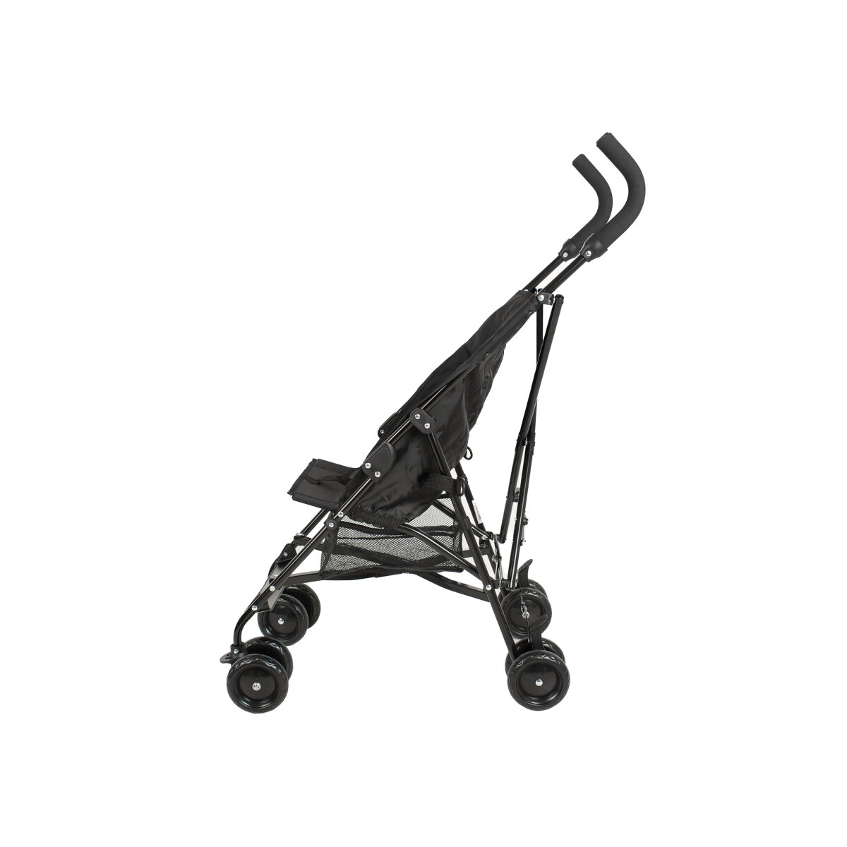 BabyTrold Speed Buggy Schwarz klappbar, 4 kg, bis 15 kg, mit Korb