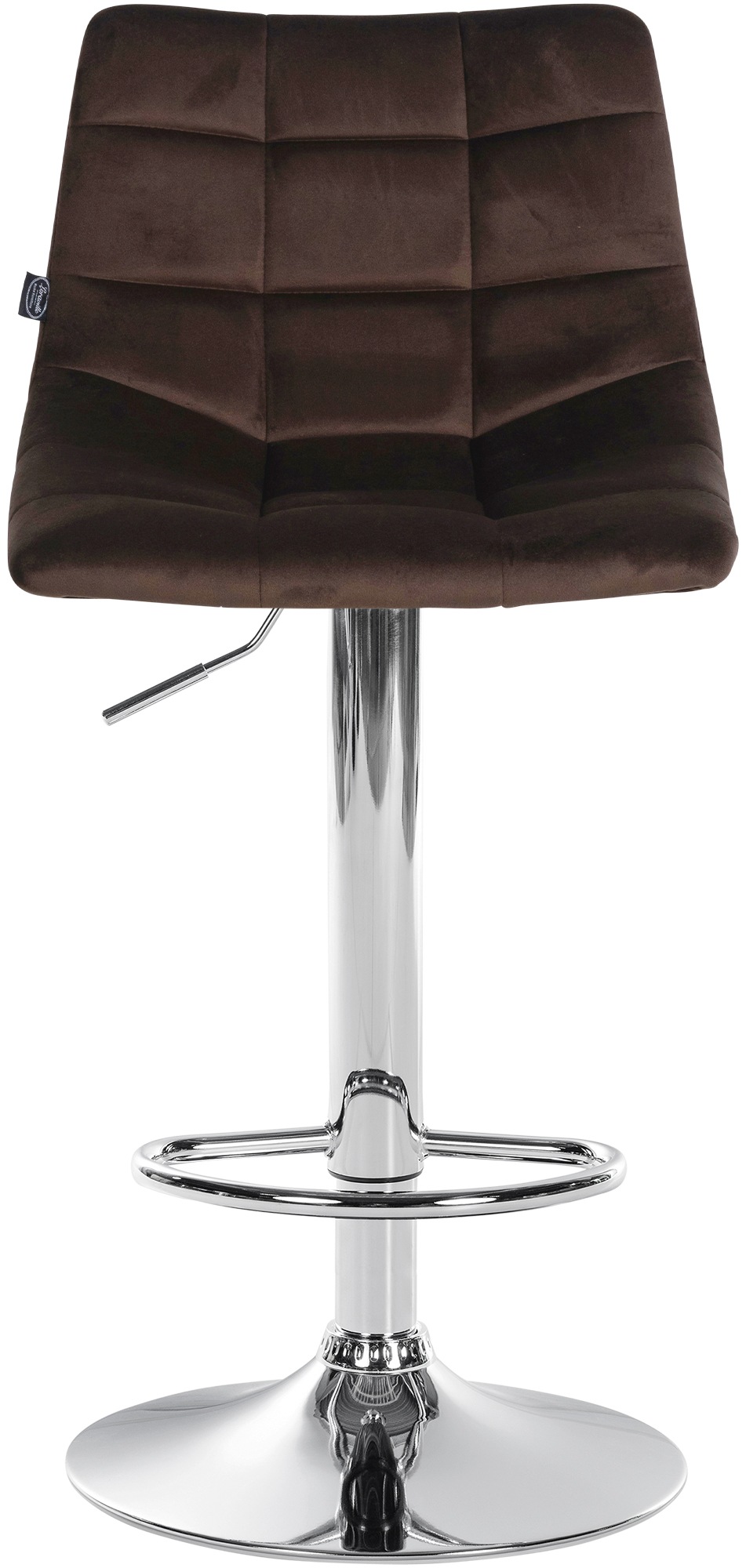 2er Set Barhocker Jerry Samt chrom