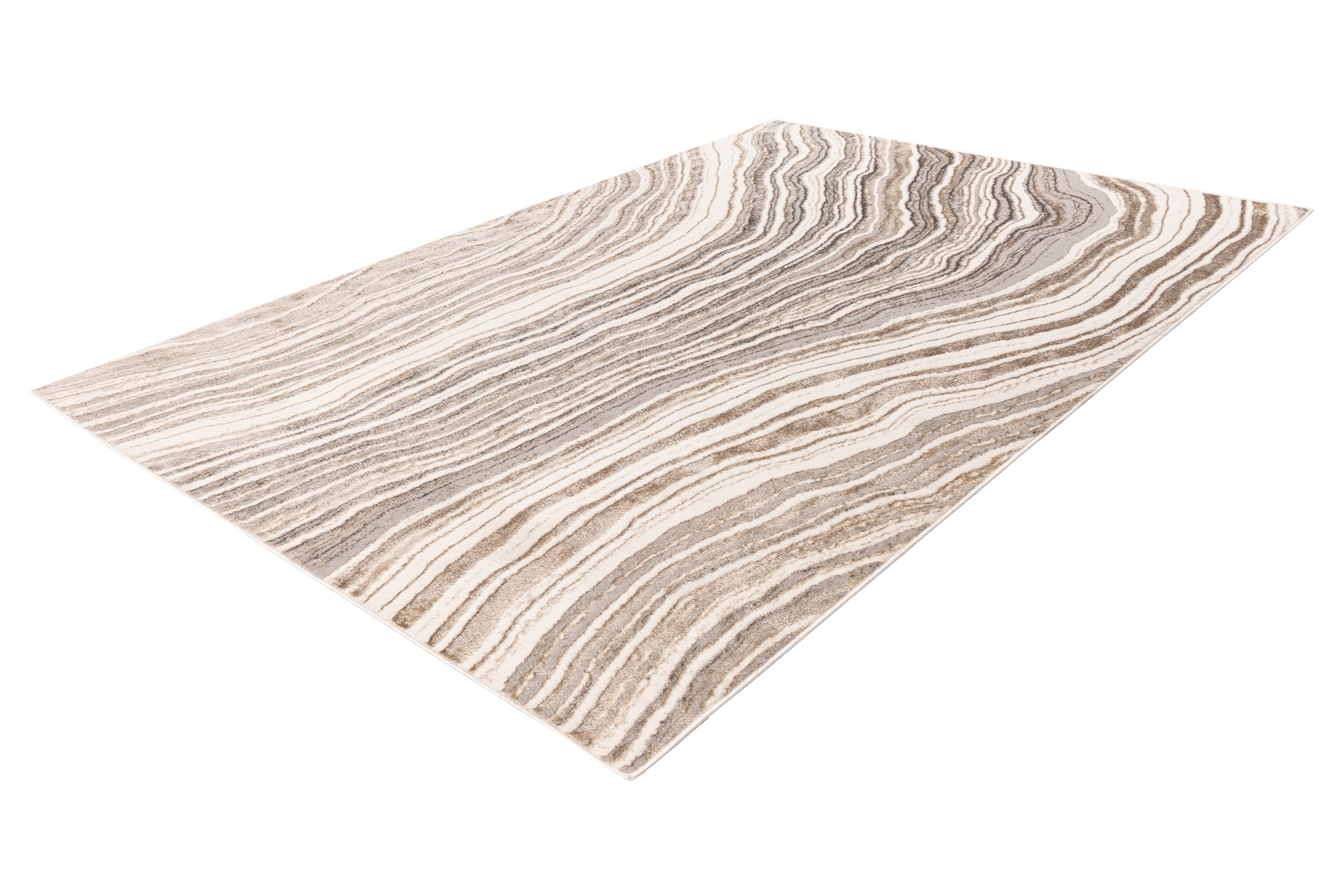 Teppich Chalk 225 Silber / Beige 80 x 150 cm
