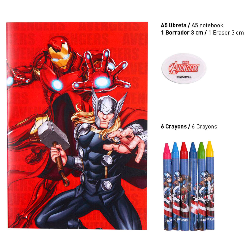 Cerda Marvel & DC Marvel Avengers - Schreibwaren Set