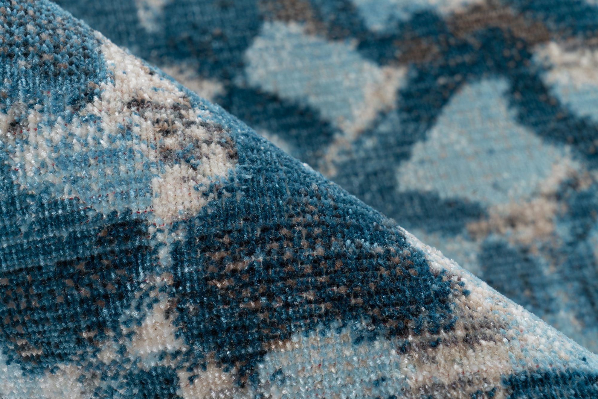 Teppich Milan 425 Multi / Blau 120 x 170 cm
