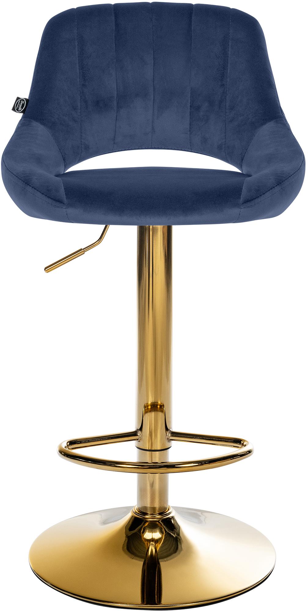 Barhocker Milet Samt gold
