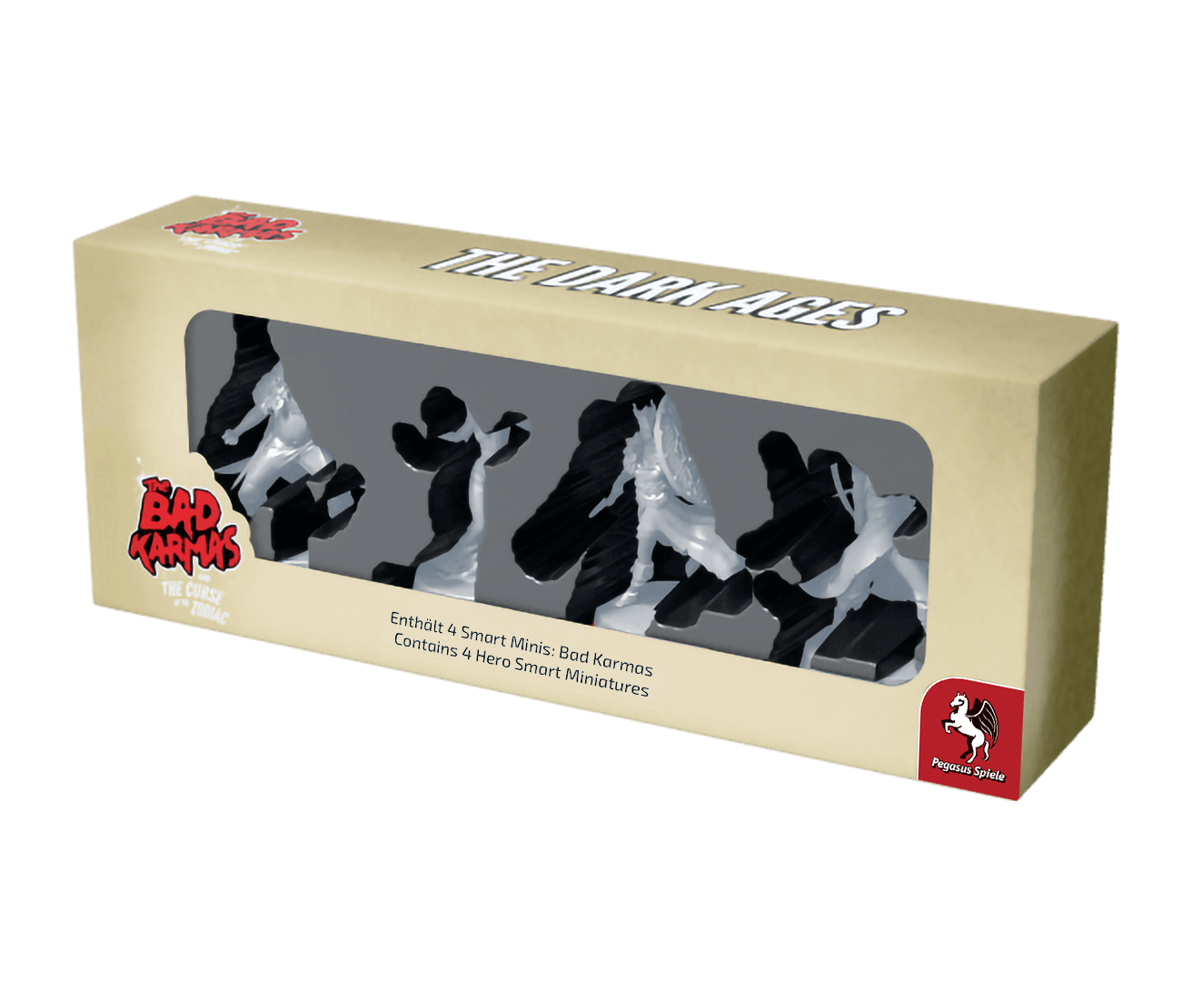Pegasus Brettspiele & Gesellschaftsspiele Teburu: The Bad Karmas and the Curse of the Zodiac: The Dark Ages Heroes [Erweiterung] – Expertenspiel
