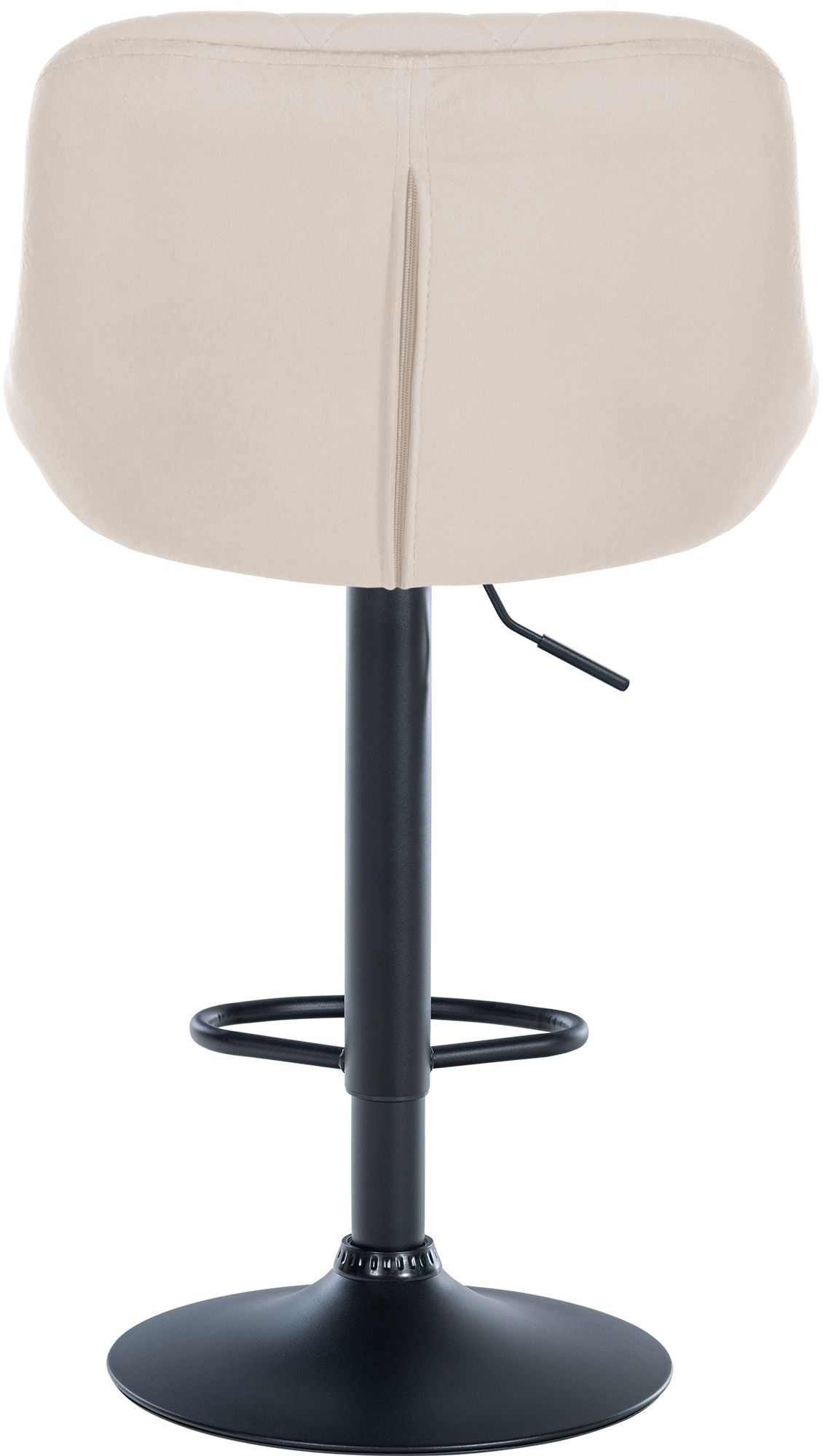 2er Set Barhocker Lazio Samt schwarz