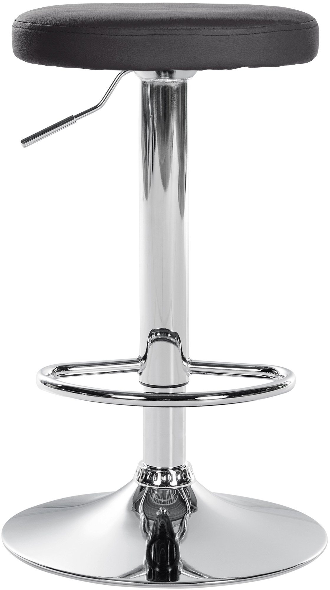 2er Set Barhocker Ponte Kunstleder chrom