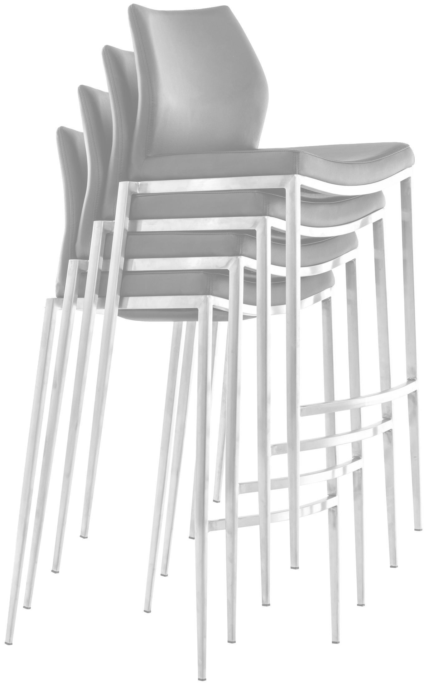 Barhocker Matola Kunstleder schwarz