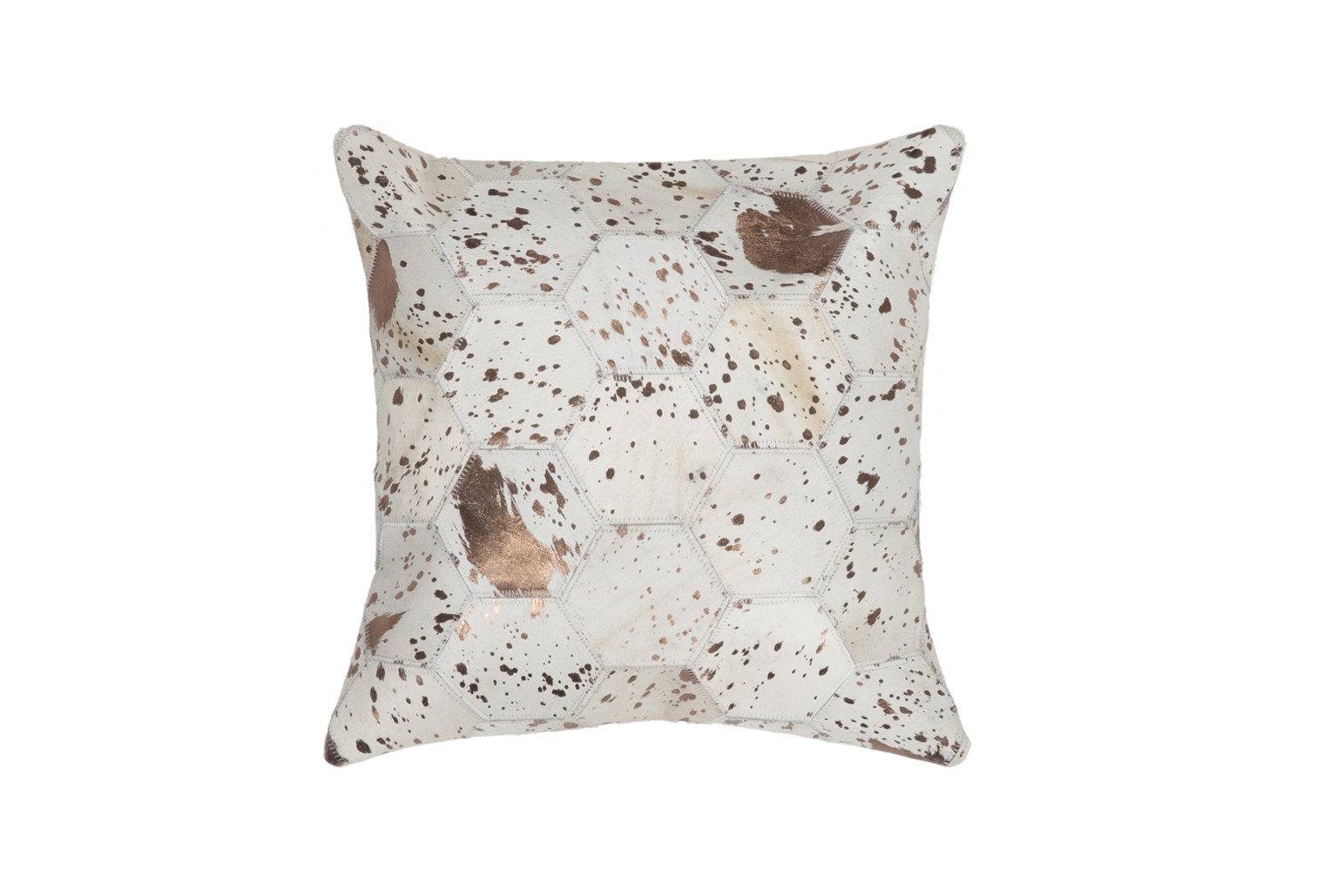 Deko-Kissen Spark Pillow 210 Elfenbein / Chrom 40cm x 60cm