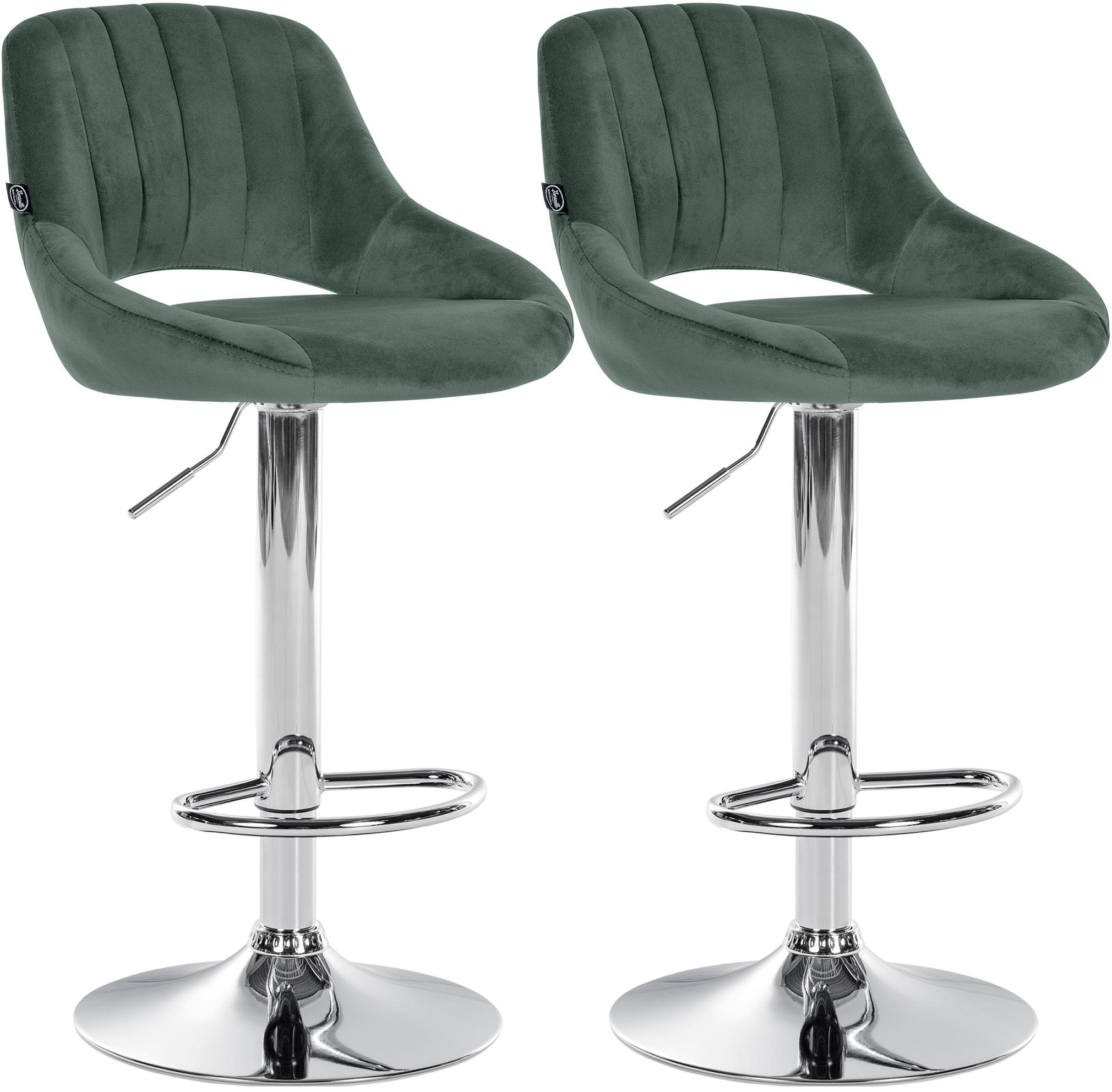 2er Set Barhocker Milet Samt C