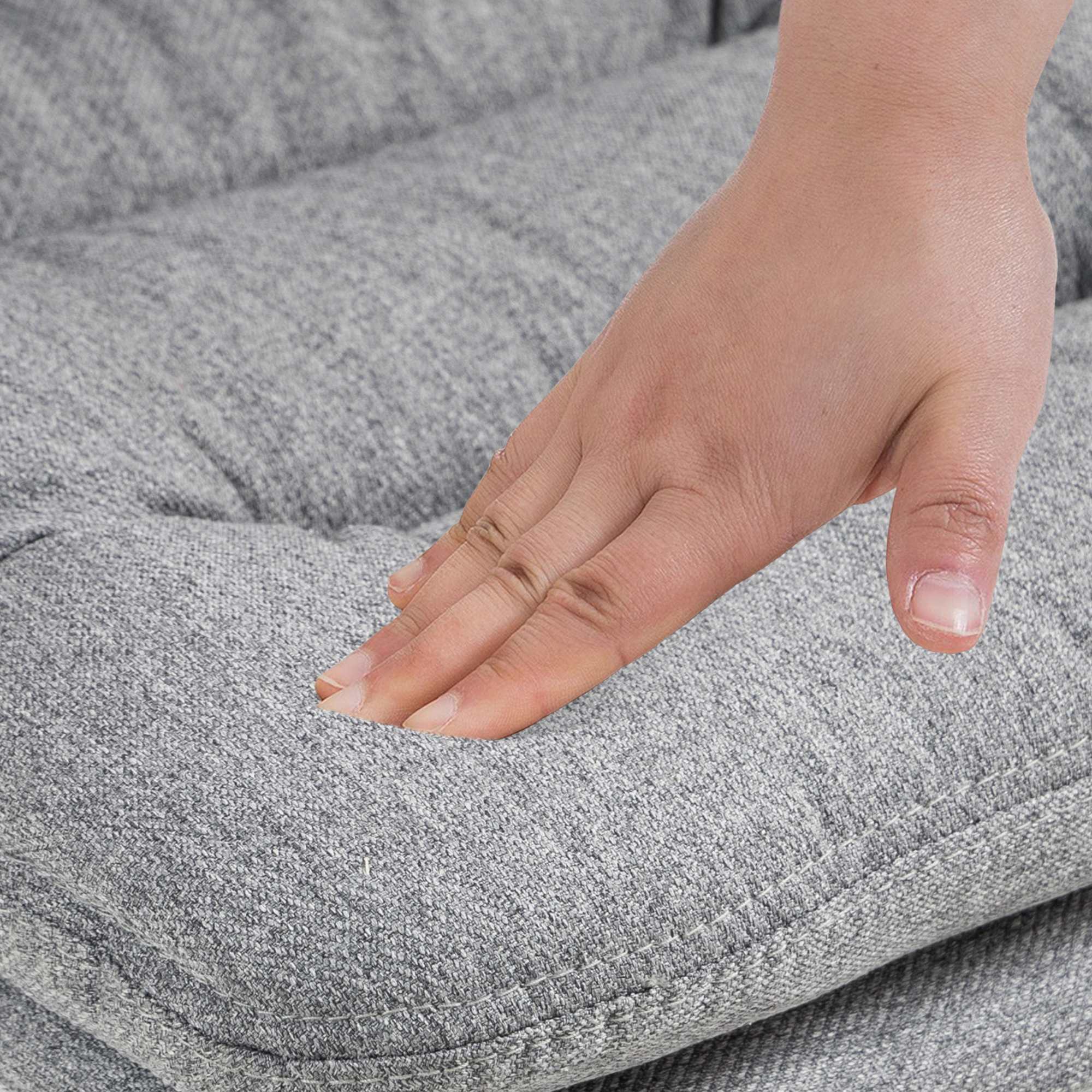 Barhocker Damar Stoff weiß